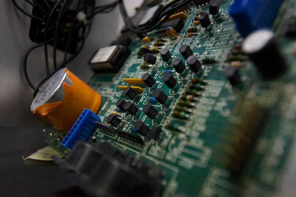 Kretskort till industri symaskin